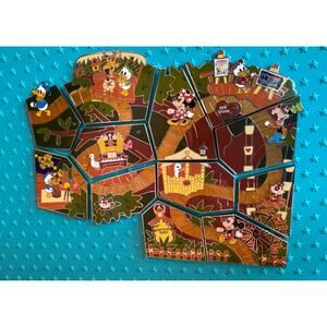Disneyland Adventureland treehouse Attraction Map Puzzle Full Set No Chaser
